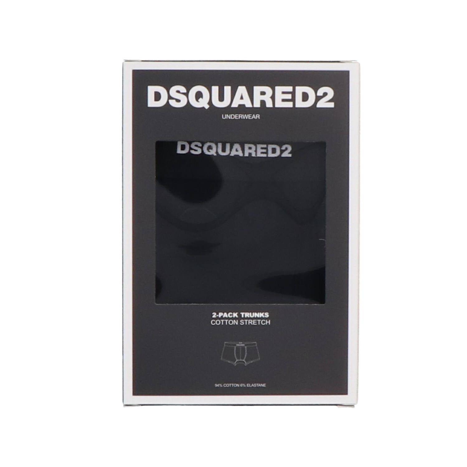 Dsquared2 Intimo Intimo DCX210070 BI-PACK BOXER Nero