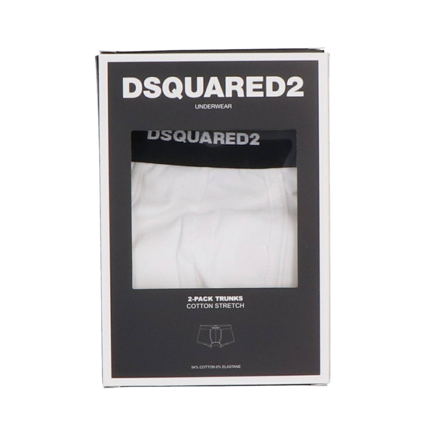 Dsquared2 Intimo Intimo DCX210070 BI-PACK BOXER Bianco