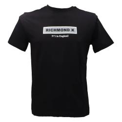 Richmond T-shirt T-shirt T-SHIRT CAPACILA Nero
