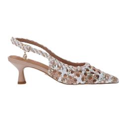 Gold&gold Decolletes Decolletes GD246 Intreccio multicolore Beige