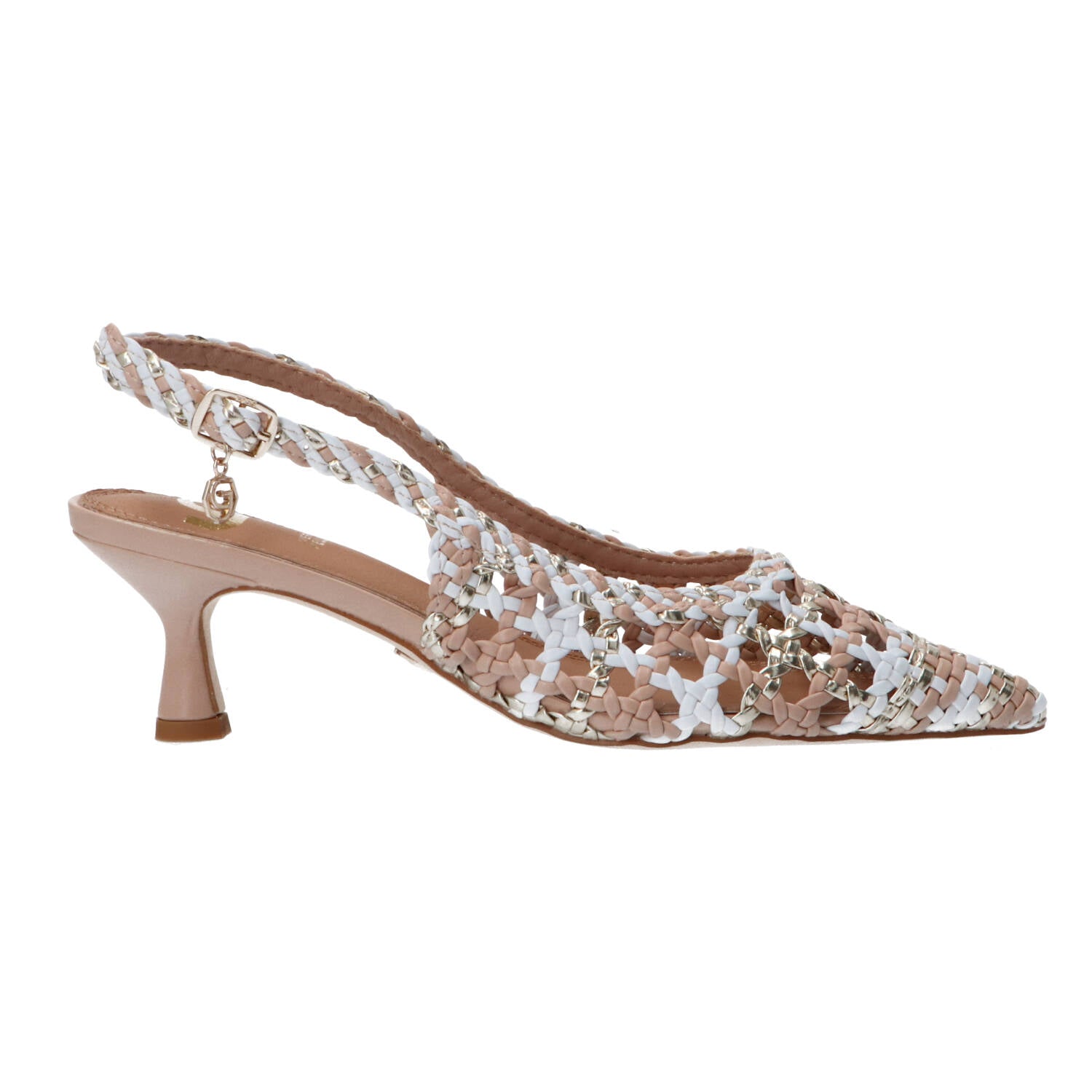 Gold&gold Decolletes Decolletes GD246 Intreccio multicolore Beige