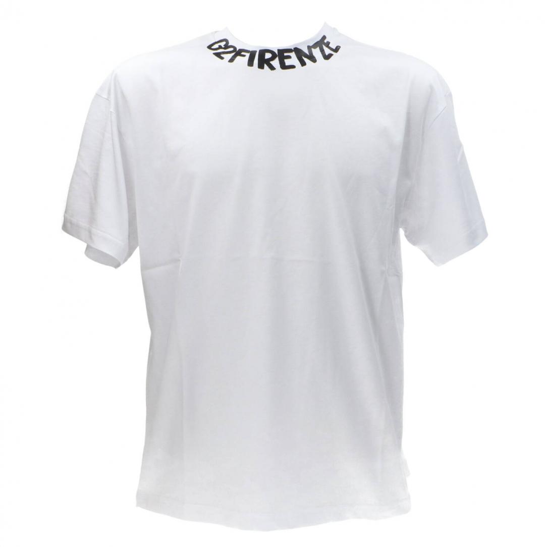 SHIRT ART PRINT NECK COMFORT Bianco SHIRT ART PRINT NECK COMFORT Bianco 1