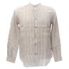 Gianni Lupo Camicia Camicia COLLO COREANA GL7782S-S25 Beige - Foto 2
