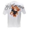 G2firenze T-shirt T-shirt SHIRT ART ROMANTIC BEAR Bianco - Foto 3