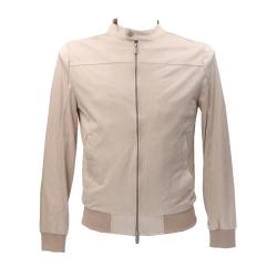 Over D Giubbotti Giubbotti BIKER ECO DAINETTO J07 Beige