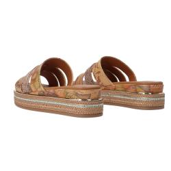 Sandali Sandal strass&geo Cuoio