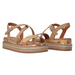 Sandali Mappa geo leather Cuoio