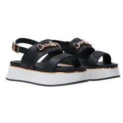 Sandali PPJ335 e PPJ332 Vitello palis Nero