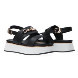 Sandali PPJ335 e PPJ332 Vitello palis Nero