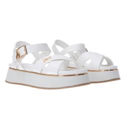 Sandali PPJ334 leather Bianco