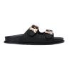 Sandali PPJ337 Ecoleather double string Nero