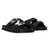 Sandali PPJ337 Ecoleather double string Nero
