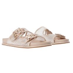 Sandali PPJ337 Ecoleather double string Bianco panna