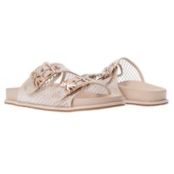 Sandali PPJ337 Ecoleather double string Bianco panna