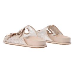 Sandali PPJ337 Ecoleather double string Bianco panna