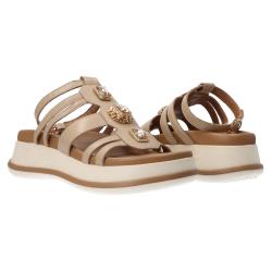 Gio Più Sandali Sandali Sandal combi jewel Beige