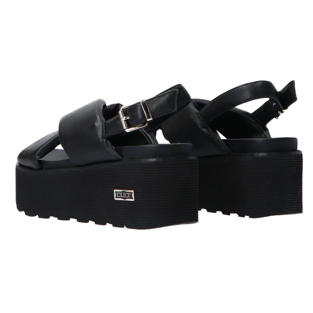 NANCY SANDAL W LEATHER BLACK Nero 4264 4