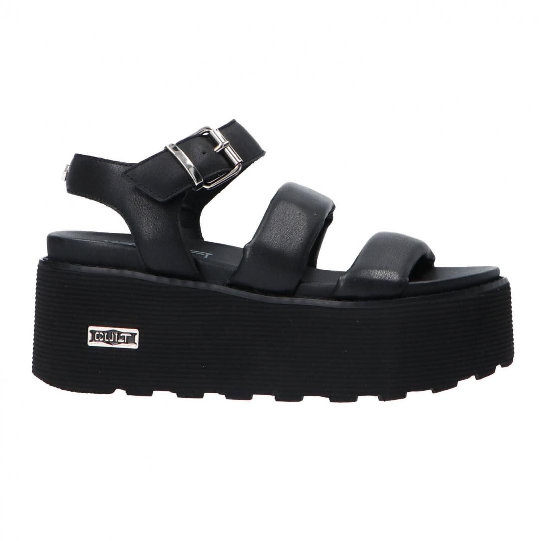 NANCY SANDAL W LEATHER BLACK Nero 4266 NANCY SANDAL W LEATHER BLACK Nero 4266 1