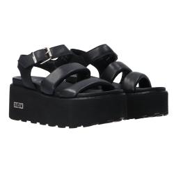 Sandali NANCY SANDAL W LEATHER BLACK Nero 4266