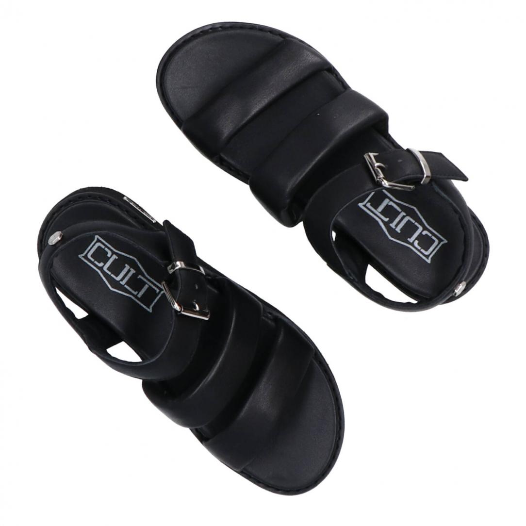 NANCY SANDAL W LEATHER BLACK Nero 4266 NANCY SANDAL W LEATHER BLACK Nero 4266 5