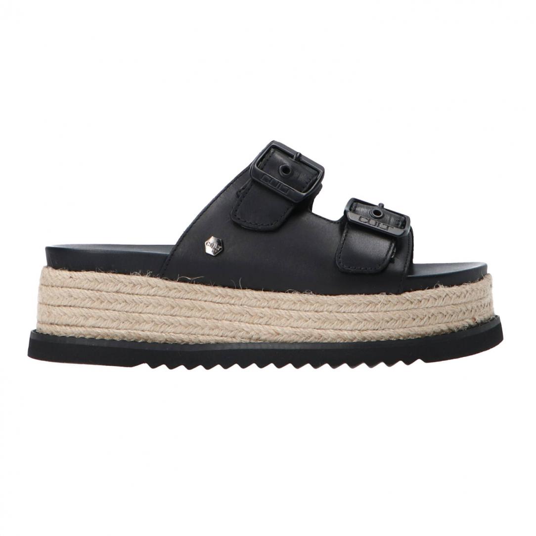 Doja SANDAL W LEATHER WHITE Nero Doja SANDAL W LEATHER WHITE Nero 1