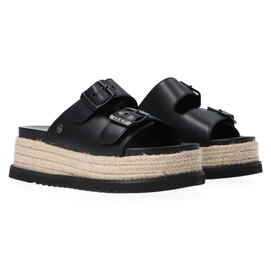 Doja SANDAL W LEATHER WHITE Nero Doja SANDAL W LEATHER WHITE Nero 2