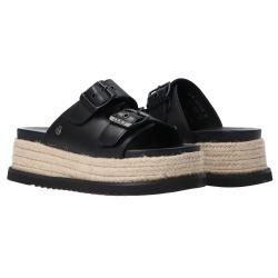 Sandali Doja SANDAL W LEATHER WHITE Nero