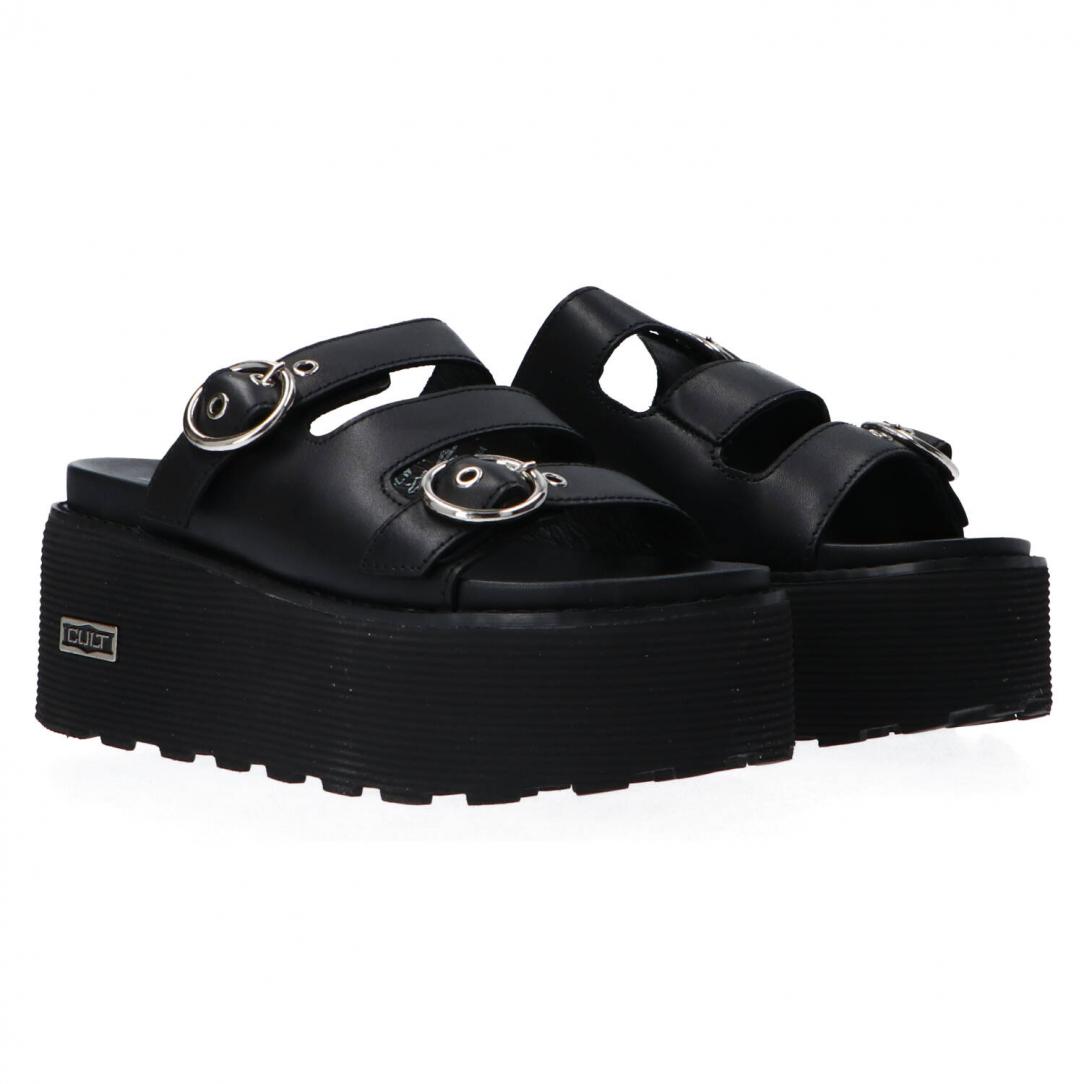 NANCY SANDAL W LEATHER BLACK Nero 4473 NANCY SANDAL W LEATHER BLACK Nero 4473 2