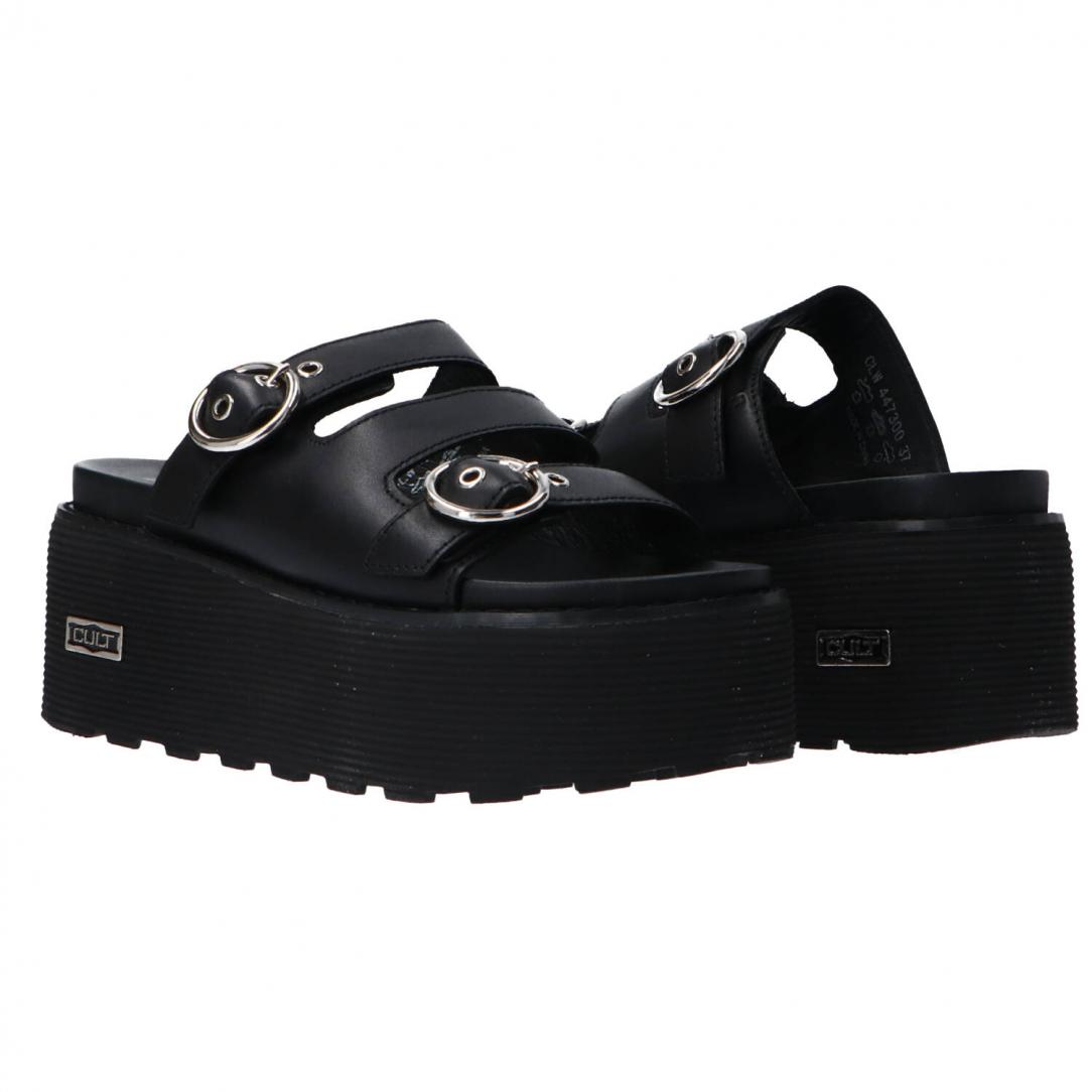 NANCY SANDAL W LEATHER BLACK Nero 4473 NANCY SANDAL W LEATHER BLACK Nero 4473 3