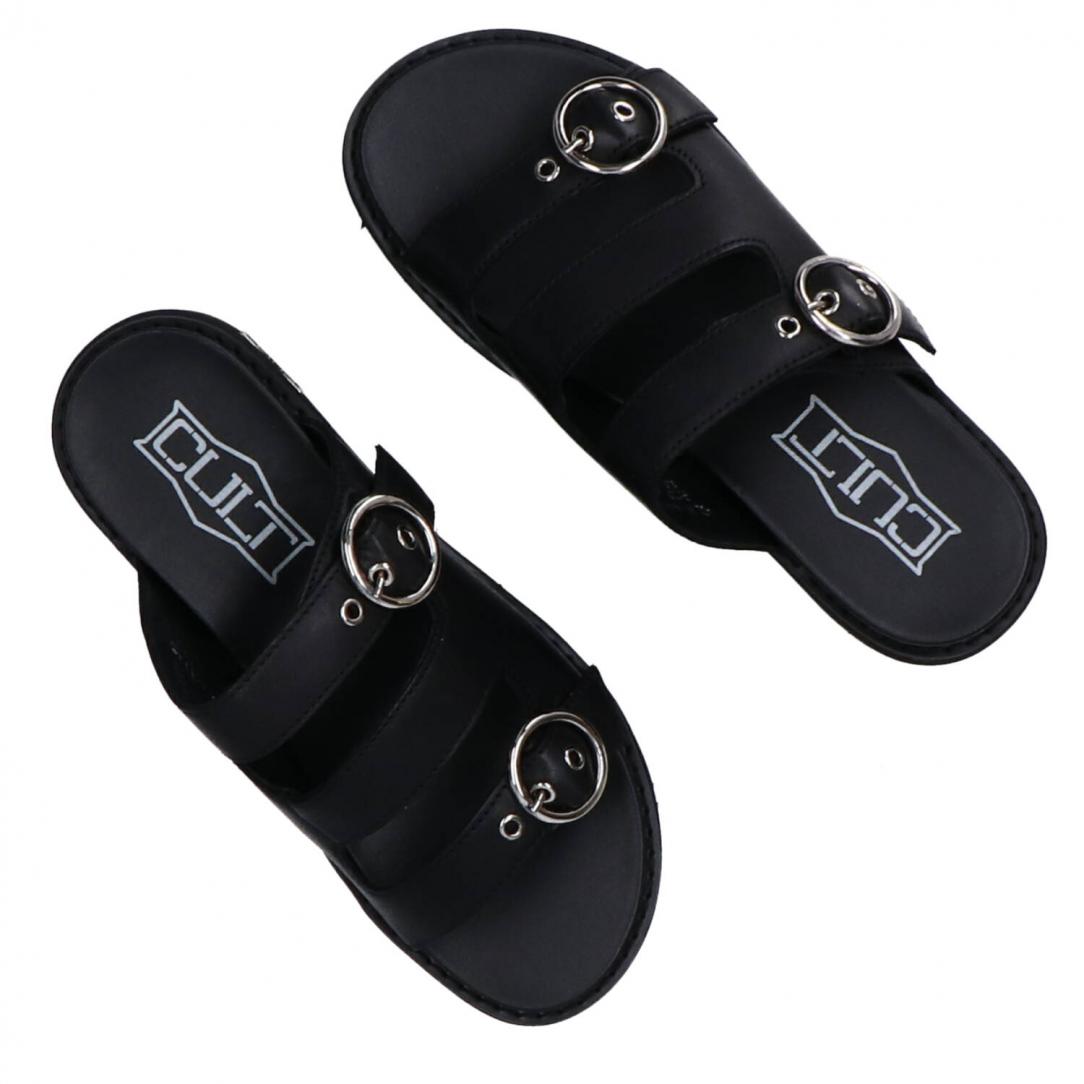 NANCY SANDAL W LEATHER BLACK Nero 4473 NANCY SANDAL W LEATHER BLACK Nero 4473 5