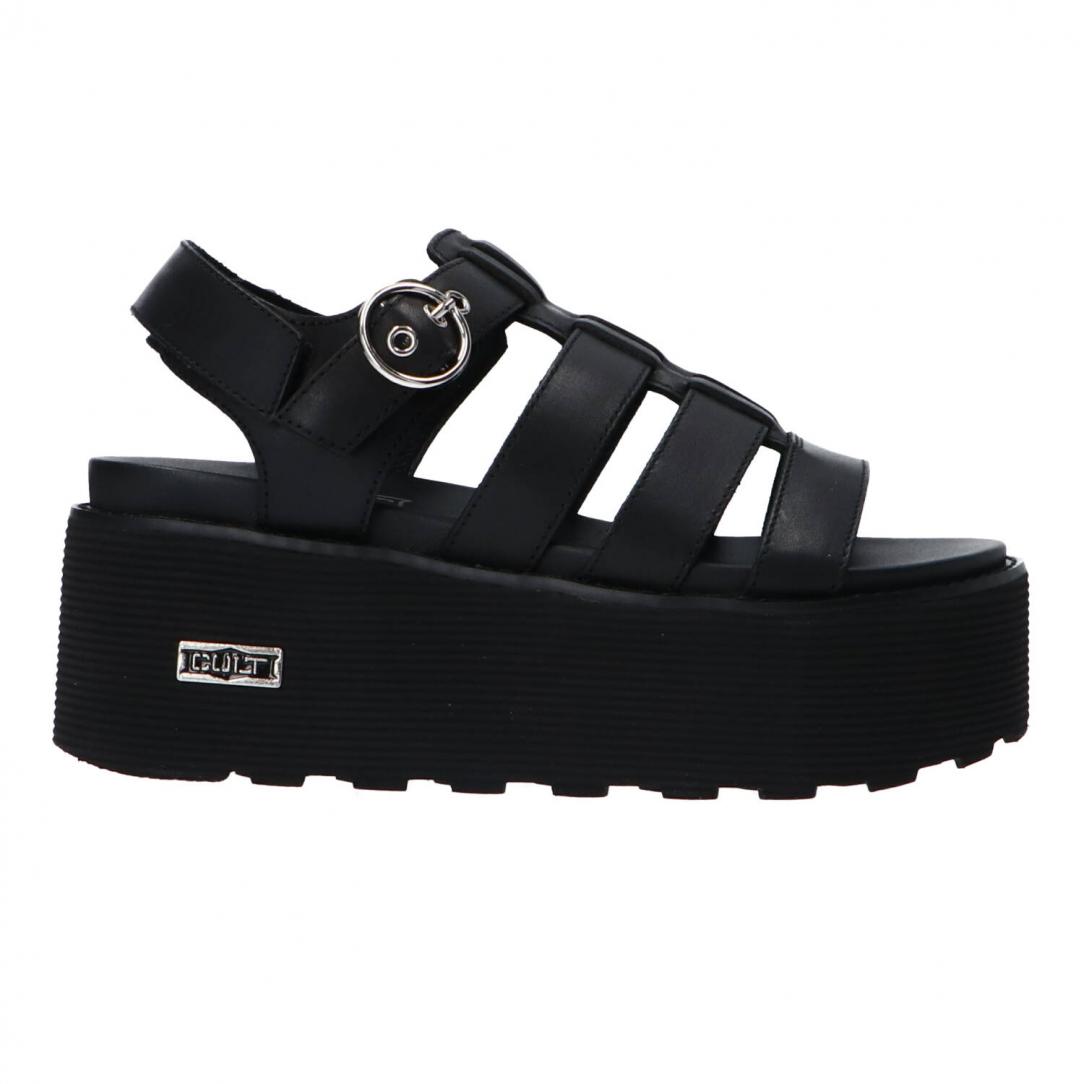 NANCY SANDAL W LEATHER BLACK Nero 4488 NANCY SANDAL W LEATHER BLACK Nero 4488 1