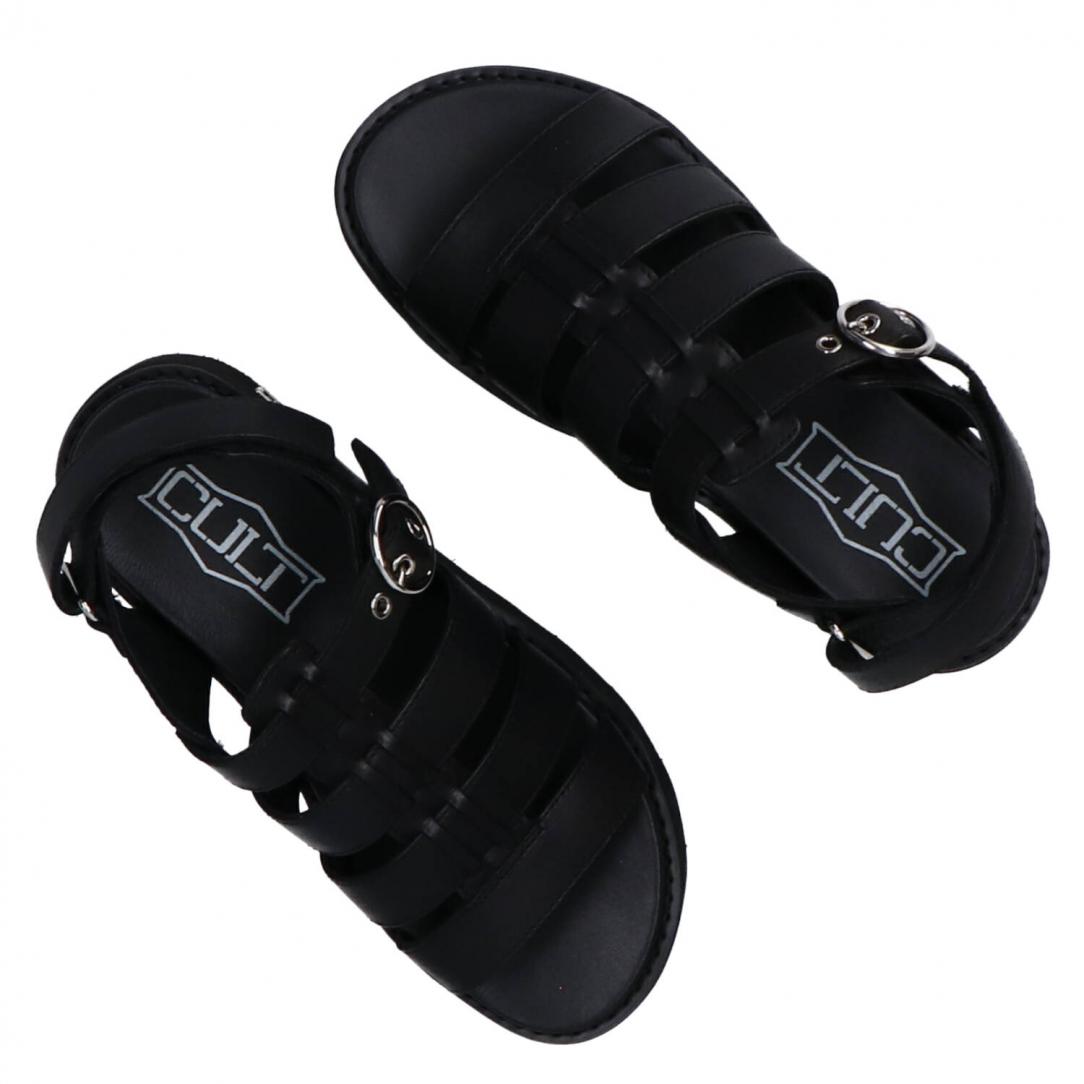 NANCY SANDAL W LEATHER BLACK Nero 4488 NANCY SANDAL W LEATHER BLACK Nero 4488 5