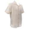 Over D Camicia Camicia CAMICIA COLLO BOWLING Beige - Foto 2