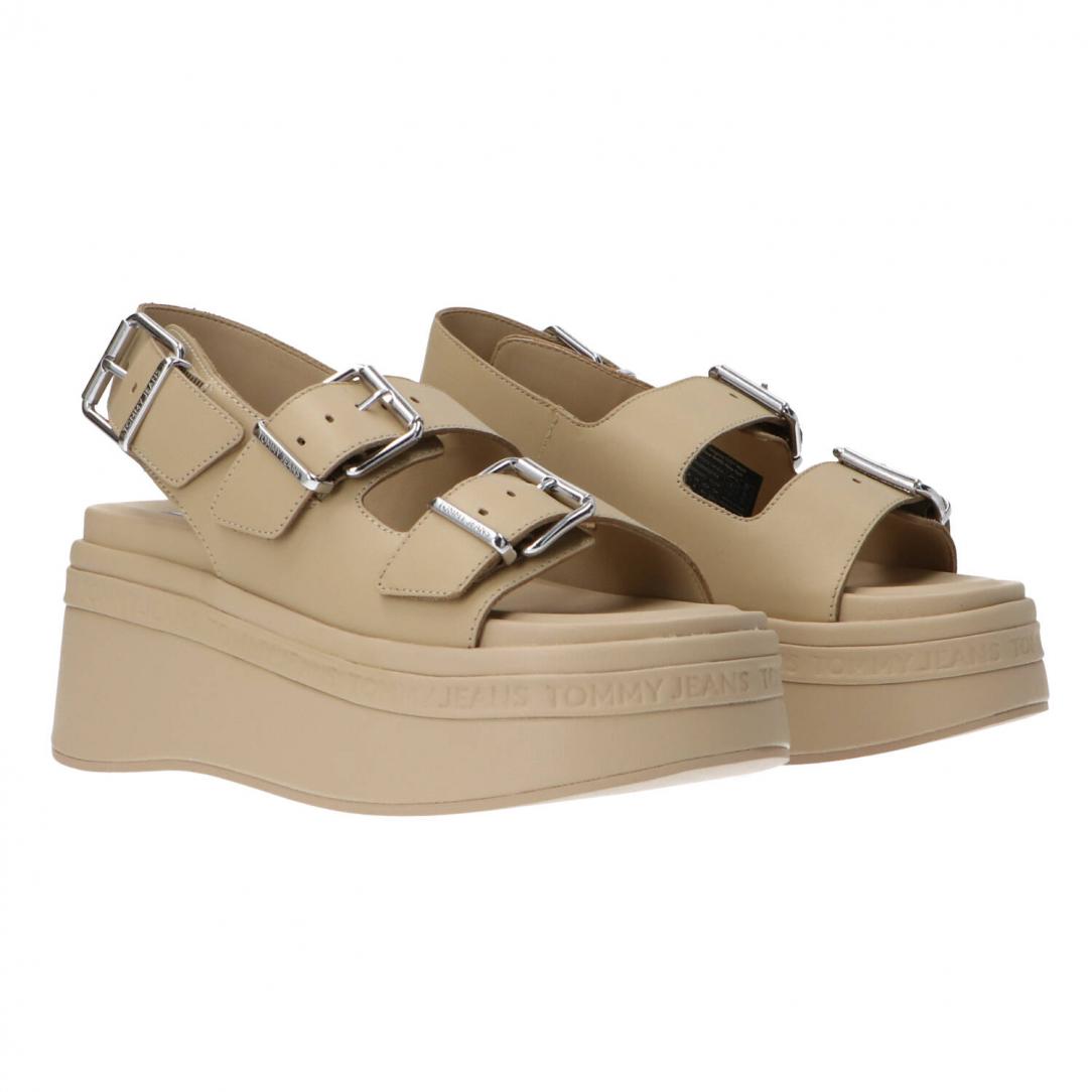 TJW WEDGE SANDAL Beige TJW WEDGE SANDAL Beige 2