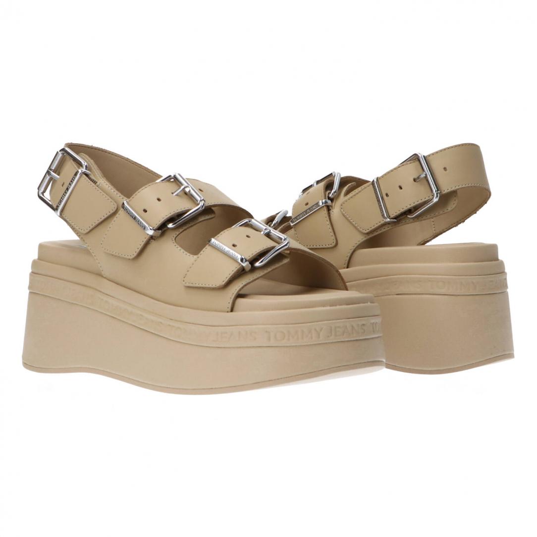 TJW WEDGE SANDAL Beige TJW WEDGE SANDAL Beige 3