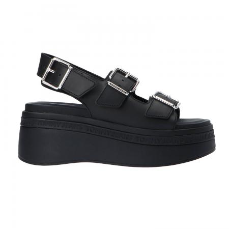 Sandali Donna TJW WEDGE SANDAL Nero