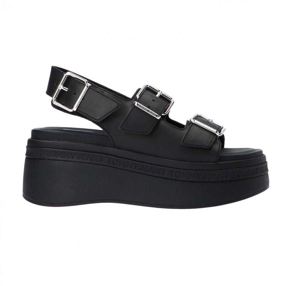 TJW WEDGE SANDAL Nero TJW WEDGE SANDAL Nero 1