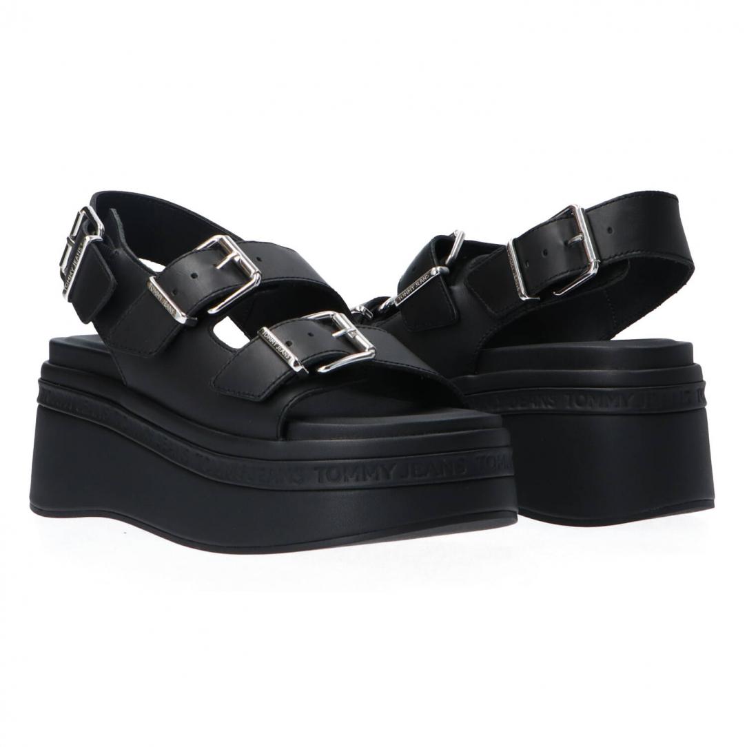 TJW WEDGE SANDAL Nero TJW WEDGE SANDAL Nero 3