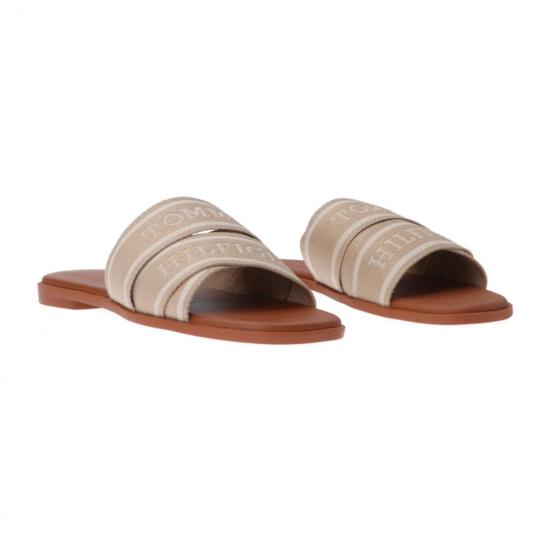 SANDAL TH LOGO MULE Beige SANDAL TH LOGO MULE Beige 2