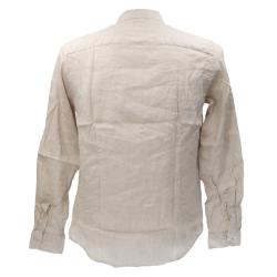 Gianni Lupo Camicia Camicia COLLO PICCOLO GL7619S-S25 Beige