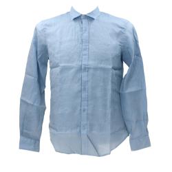 Gianni Lupo Camicia Camicia COLLO PICCOLO GL7619S-S25 Azzurro