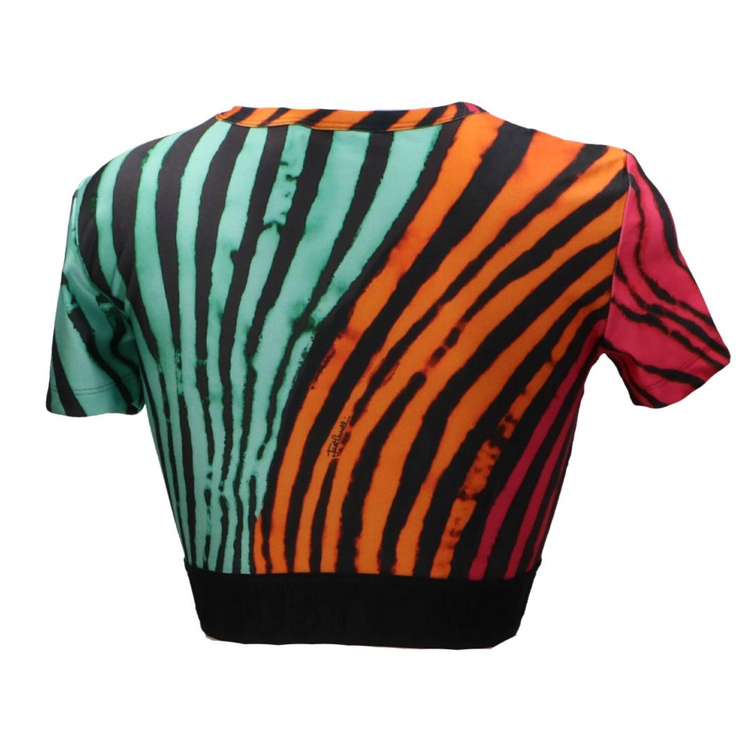 78PW620 CROP T-SHIRT LYCRA PRINT TIGER Multicolore 78PW620 CROP T-SHIRT LYCRA PRINT TIGER Multicolore 3