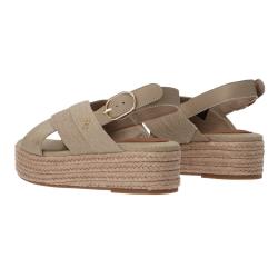 Sandali ESPADRILLE PLATFORM SANDAL Beige