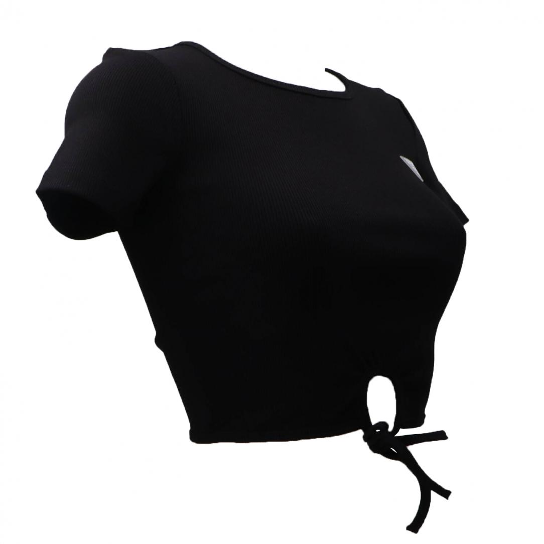 CROCUS RIB ACTIVE SS TOP Nero CROCUS RIB ACTIVE SS TOP Nero 2