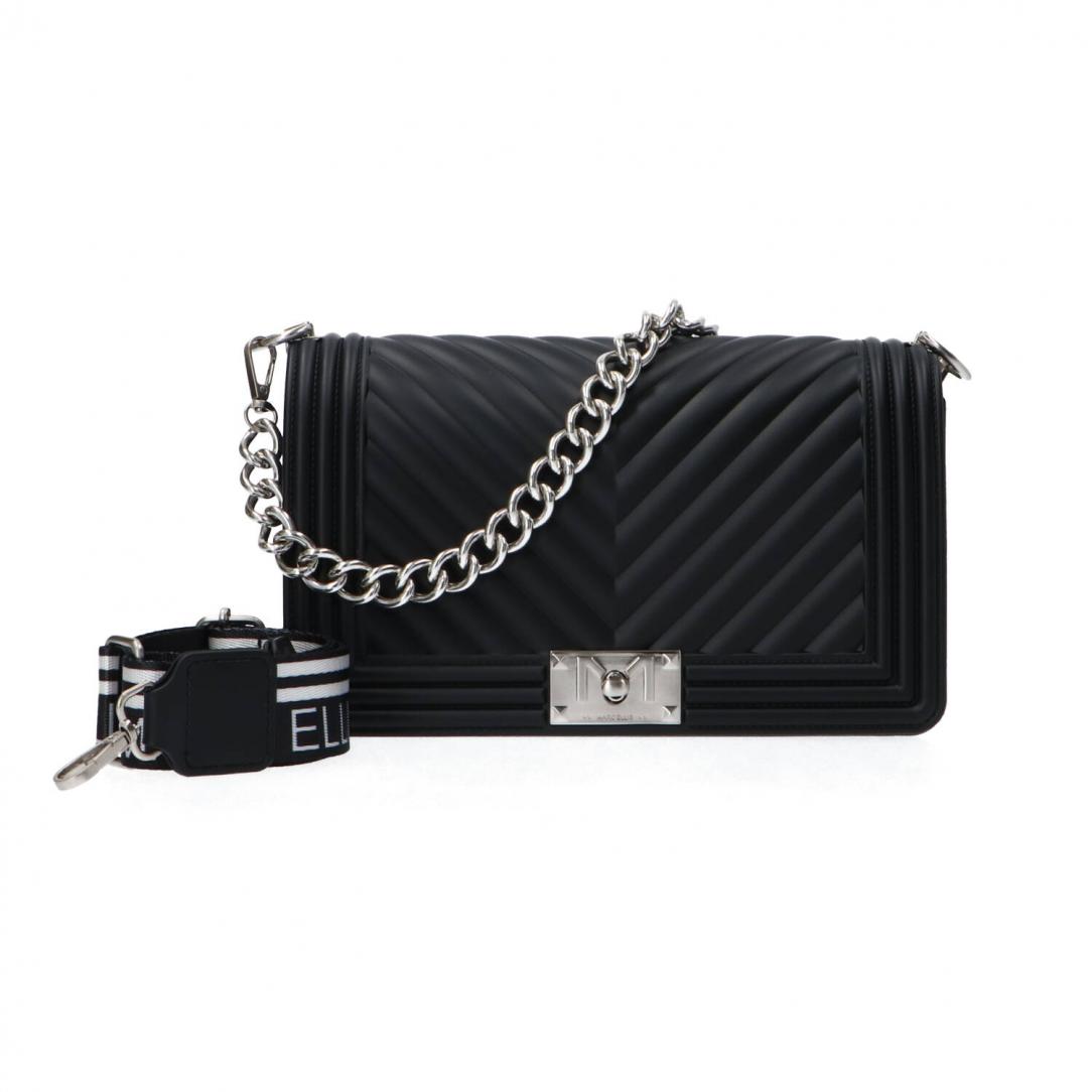 Flat M shoulderbag Nero 2