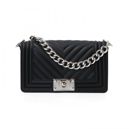 Borse Tracolla Donna Flat S shoulderbag Nero