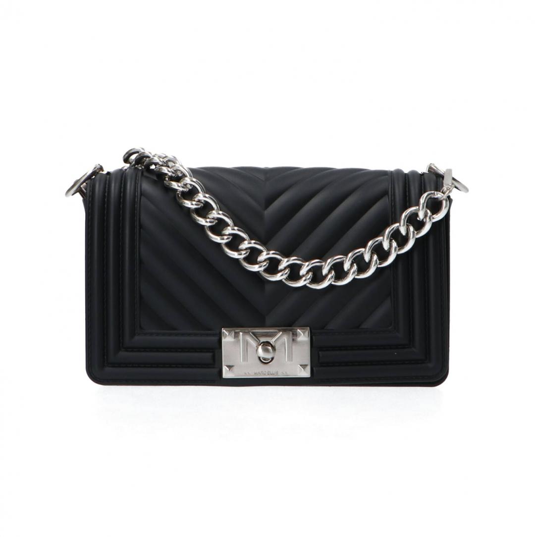 Flat S shoulderbag Nero Flat S shoulderbag Nero 1