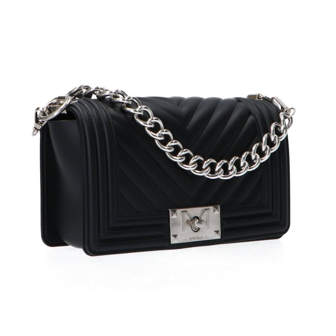 Flat S shoulderbag Nero Flat S shoulderbag Nero 3