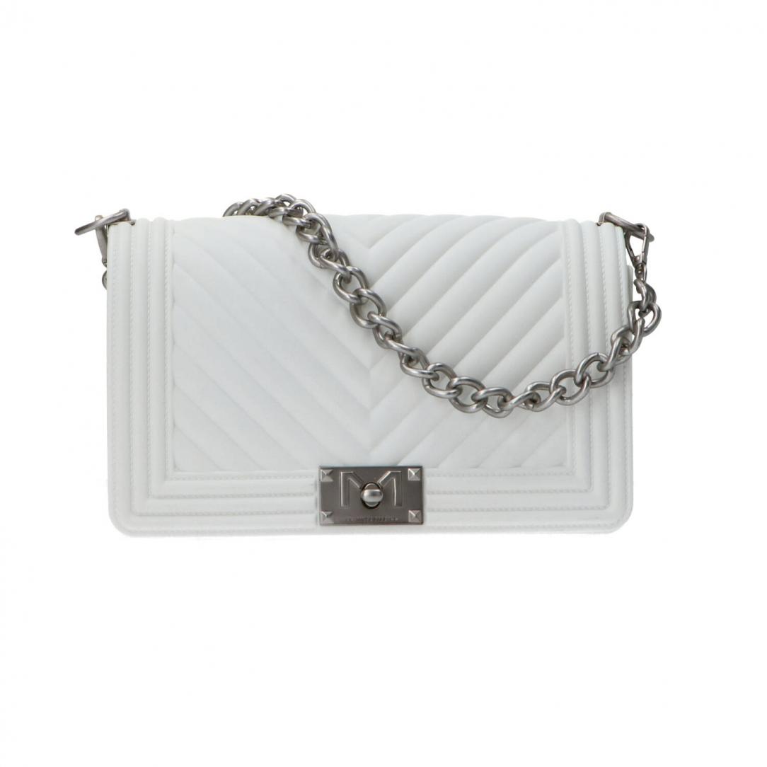 Flat M shoulderbag Bianco 1