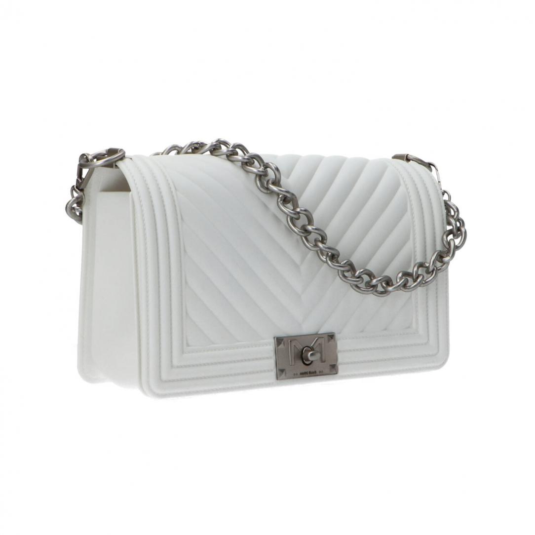 Flat M shoulderbag Bianco 3